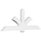Ekena Millwork Redmond Architectural Grade PVC Gable Bracket, 84"W x 31 1/2"H x 4"D x 6"F, 9/12 Pitch GBP084X32X0406RED00 - alternate 1